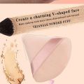 Sweet Beauty 3 Pcs Triangle Soft Makeup Puff for Loose Powder Soft Body Cosmetic Foundation Sponge Mineral Powder Wet Dry Makeup Tool with Strap. 
