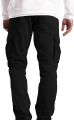 Classics Men's Cargo Jogging Black Trousers. 