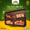 Dried Fruit Gift Box, Dry Fruit Baskket 4 Portion, Wooden Quality. 