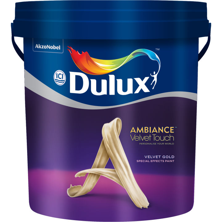 Dulux Paints Ambiance Velvet Touch Velvet Gold 1 Liter