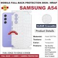Samsung A54 FULL BACK 360 premium Protection Skin Wrap full cover. 