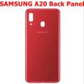 Samsung A20 Back Battery Cover Rear Door Housing Case For Samsung A20 Back Battery Cover Replacement. 