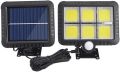 Solar Flash Security Light, Wall Lights Outdoor Flood Light - 120 LED PIR Motion Induction IP65 Waterproof, Up to 10 Hours Illumination,Easy-to-Install Split Solar Light for Front Door,Yard,Garage,Lawn. 