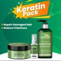 Chiltanpure Keratin Hair Range Kit - Reduce Frizziness, Repair Damaged Hair, Makes Hair Healthy & Shiny. 