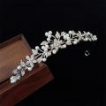 Rhinestone Crown Accessories Party Hair Headband Diamante Veil Tiara. 