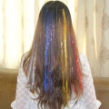 Clip-In Glitter Hair Tinsel Extensions - 48CM, Multicolor Set. 