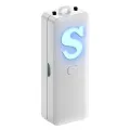 Hanging Neck Air Purifier Personal Wearable Mini Portable Air Freshener Ionizer Negative Ion Purifier White. 