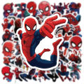 50PCS Marvel Spider-Man: No Way Home Stickers Black Spider-Man  Funny DIY Stickers Graffiti Travel Luggage Guitar Skateboard Cool Waterproof Sticker for Kid Toys. 