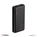 Sigma SC-93 Ababeel 22.5W PD+QC3.0 20000mAh 3 Output Power Bank LED Power Display FCP/QC/PD Super Fast Charging. 