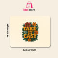 Gaming Mouse Pad Premium  8" x 6.5  Thick Non-Slip Rubber Base, Smooth Cloth Surface for Precision Control - Tozistore. 