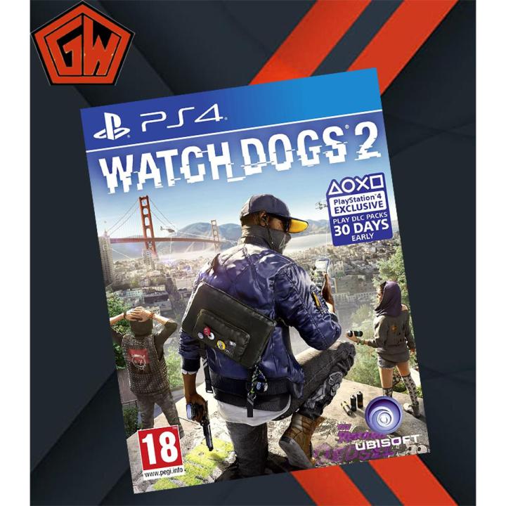 PLAYSTATION 4 DVD WATCH DOGS 2 PS4 GAME