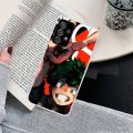 Boku No Hero Academia Phone Case For Samsung Galaxy S10 S21 S22 Plus Ultra A91 A51 A21S A12 Transparent Phone Cover. 