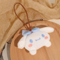 【ETOP】Cute Cartoon Sanrio Melody Name Distinction Plush Pendant Name Tag Canvas Bag Schoolbag Pendant. 