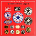 ☸ Fashion Brand Logo Crossover Iron-On Patch ☸ 1Pc DIY Sew on Iron on Badges Patches. 