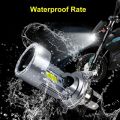 H4 LED Headlight Bulb Motorcycle Hi/Lo Beam with Angel Eye Daytime Running Light 25W 3000LM Super Bright 6000K. 