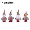 Romantic Christmas Decoration Southeast Asian Buyers' Favorite 3d Plush Christmas Santa Doll Hanging Decoration Festive Xmas Tree Ornament for Party Holiday Decor Gift Christmas Hanging Decoration. 