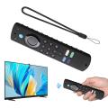 BeesClover Silicone Remote Protective Case Glow In Dark Replacement Shockproof Luminous Controller Sleeve With Lanyard Compatible For All-new Amazon Fire TV Stick 4K 2023 Remote Controls. 