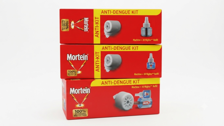 Mortein LED Machine with Mosquito Repellent Refill 25ml - Pack of 3