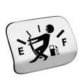 (Black) Car Fuel Tank Cover Sticker, High Gas Consumption Decal Fuel Gage Empty Stickers Funny Vinyl Sticker Car Styling. 