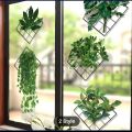 Grass Wall Sticker, 3D Artificial Plant Wall Art, Green Plant Wallpaper Sheet, Indoor Leaves Wall Frame, Water Proof Stickers, Removable DIY Green Leaf Flower, Self-Adhesive Home Decor Art Mural for Bedroom, Living Room, Kitchen, Bathroom & Office. 
