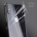 iPhone X and XS Transparent Jelly Back Cover Protection Sheet, Anti-Fingerprint, Anti-Shock, Carbon Fiber Matte Finish, 360 Full Coverage. 