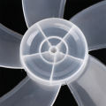 1Pc Large Wind Fan Blade for 16 Inch Household Plastic Fan Blade Five Leaves With Nut Cover For Pedestal Fan Table Fan Wall Fan. 