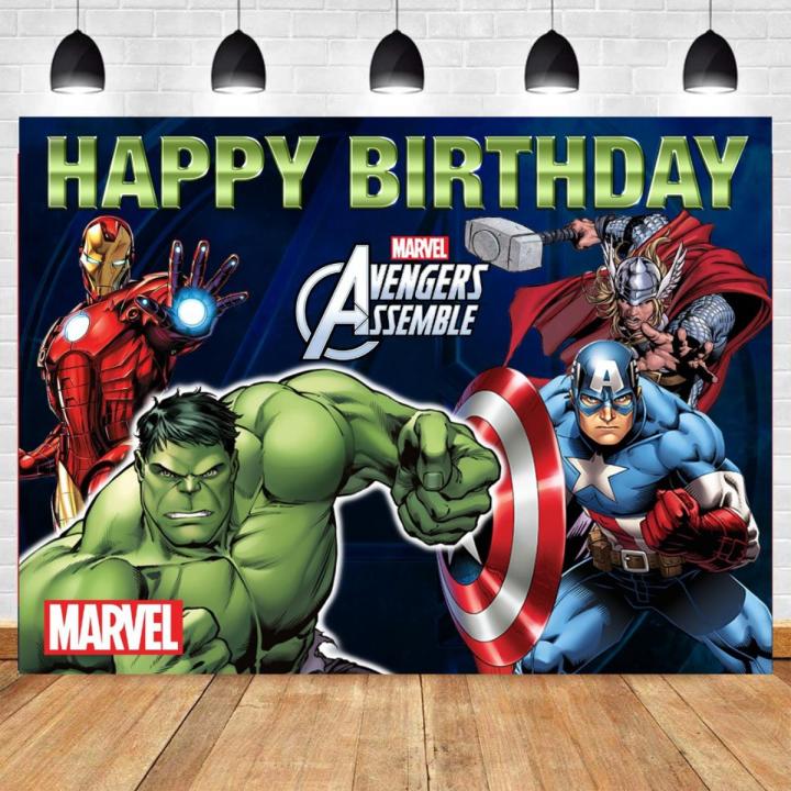 AVENGERS Birthday Decoration / Birthday Backdrop / Birthday theme decoration / panaflex / backdrop curtain for birthday / birthday accessories / party supplies