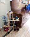 4 Tier Wooden Plant Stand Wooden Decoration Display Shelf Height: 2.5 Feet. 