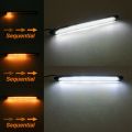 2X Universal LED Daytime Running Light White DRL Driving Turn Signal. 