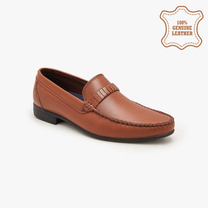 Calza Men's Textured Leather Loafers For Men / Loafer For Men / Casual Shoes For Men