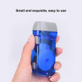 Portable Portable hand crank  Versatile Waterproof Lightweight Wind-up camping torch Rechargeable Durable Dynamo power  for Outdoor activities Emergency situations Hiking and camping Power outages Survival gear. 