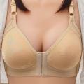 Plus Size 36-44BC Women High Quality Front Buckle Push Up Bra No Steel Rings Comfortable Breathable Underwear. 