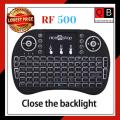 Mini Touch Pad RF 500 Wireless with 3 Colour Backlight Keyboard Mouse - rf500 keyboard – rf500 wireless keyboardBy QB. 