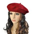 2022 Fashion Women Wool Berets Winter Hats Solid Color Female Bonnet Caps All Matched Warm Walking. 