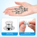 10pcs Locking Pin Back Locking Pin Keeper Clasp Metal Pin Backing for Brooch Yao Store. 