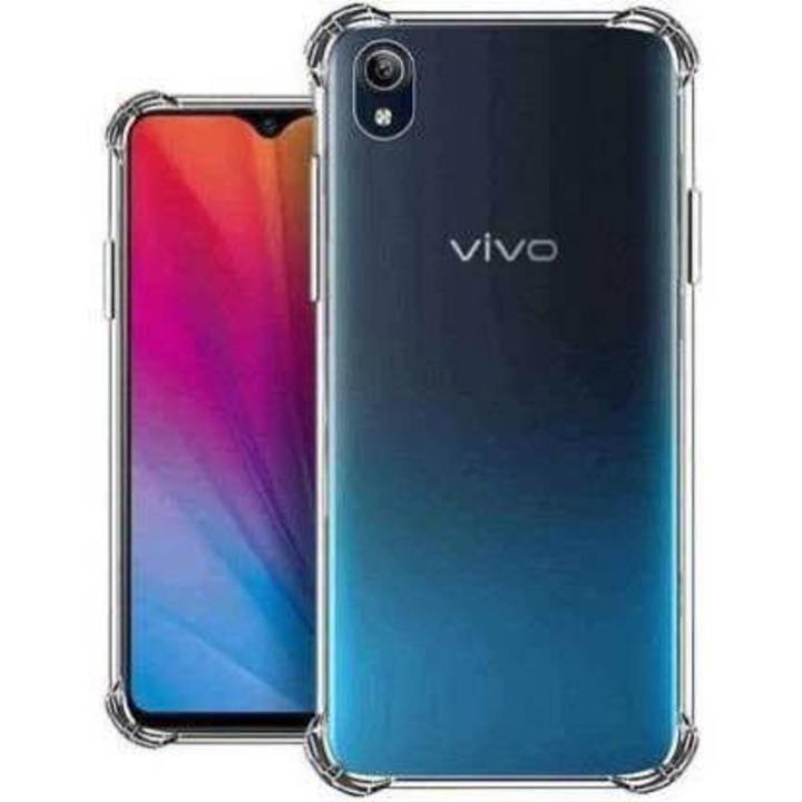 Vivo Y90 Soft Shock Proof Jelly Back Cover Transparent