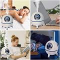 Dsp Appliances Space Capsule Air Humidifier, USB Ultrasonic Cool Air Mist Humidifiers with Led Light, 220ML Mini Portable Astronaut Humidificador Water Diffuser for Baby Bedroom, Christmas Gift for Boys Gilrs. 