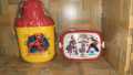 PACK OF HOT AND COOL WATER BOTTLE AND LUNCH BOX /HOT AND COLD WATER BOTTLE WITH DOUBLE LAYER LUNCH BOX FOR SCHOOL KIDS / LUNCH BOX FOR KIDS / HOT AND COOL WATER BOTTLE. 