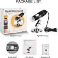 50X-500X Portable Digital Microscope Mini Camera Adjustable Magnification Electron Microscope For Students, Laboratory, Mobile Repairing and Kids With Built-in 8 LED Lights Plus Stand For Windows / Mac / Android ( ✅ 14 Days Money Back Guarantee! ). 