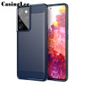 Casinglee For Galaxy S22 Ultra Case Carbon fiber drawing Soft TPU Silicone Back Cover for Samsung S22 Ultra Phone case. 
