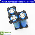 100pcs 18650 Lithium Battery Holder Plastic 22 x 22mm Battery Pack Bracket Cylindrical Cell Battery Stand Cell Spacer for DIY Fixed by Electria. 
