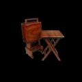 Handmade Table Picnic Table Furniture Folding Wooden Table Set of 4 Home Decor  ( Solid Sheesham wood chiniyoti style). 