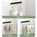 Multi-Functional Folding Clothes Rack Multi-Clip Hanger Window Drying Socks and Baby Clothes Hanger. 