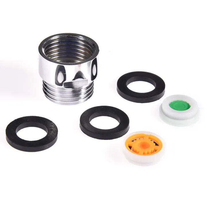 4pc%20Bathroom%20Shower%20Spray%20Shower%20Set%201/2%20Inch%20Adapter%20Dedicated%20Restrictor%20Valve%20Save%20Water%20Faucet%20Extender%20With%20Tube%20-%20Image%205