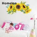 HomeInn Wall Stickers Strong Stickiness Spring Themed Sunflower Sticker DIY Wall Art Decor. 