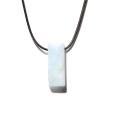 Raw Stone Quartz Crystal Necklace Pendants Women Men Boho Vintage Stone Bullet Healing Necklace For Women Jewelry. 