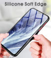 Hontinga for Realme 5 Pro Cover Simple Solid Color Case Edge Frosted Transparent Phone Cover. 
