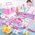 Children's Doctor Toy Suit Tools First Aid Kit Boys and Girls Play House Nurse Injection Stethoscope Ambulance. 