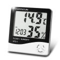 HTC-1 Or HTC-2  Electronic Temperature Humidity Meter, For Medical Indoor Room LCD Digital Thermometer Hygrometer Weather Station Alarm Clock. 