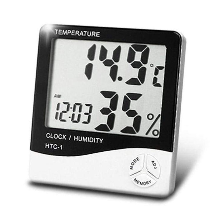 HTC-1%20High%20Accuracy%20LCD%20Digital%20Thermometer%20Hygrometer%20Indoor%20Electronic%20Temperature%20Humidity%20Meter%20Clock%20Weather%20Station%20-%20Image%203